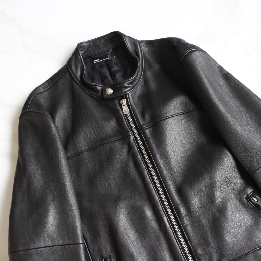 【極美品】ガルニ レザージャケット ブラック L ラムレザー