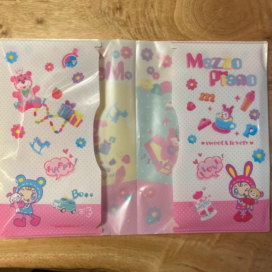 【平成レトロ激レア】メゾピアノ シール レター ファイル ティッシュ 消しゴム