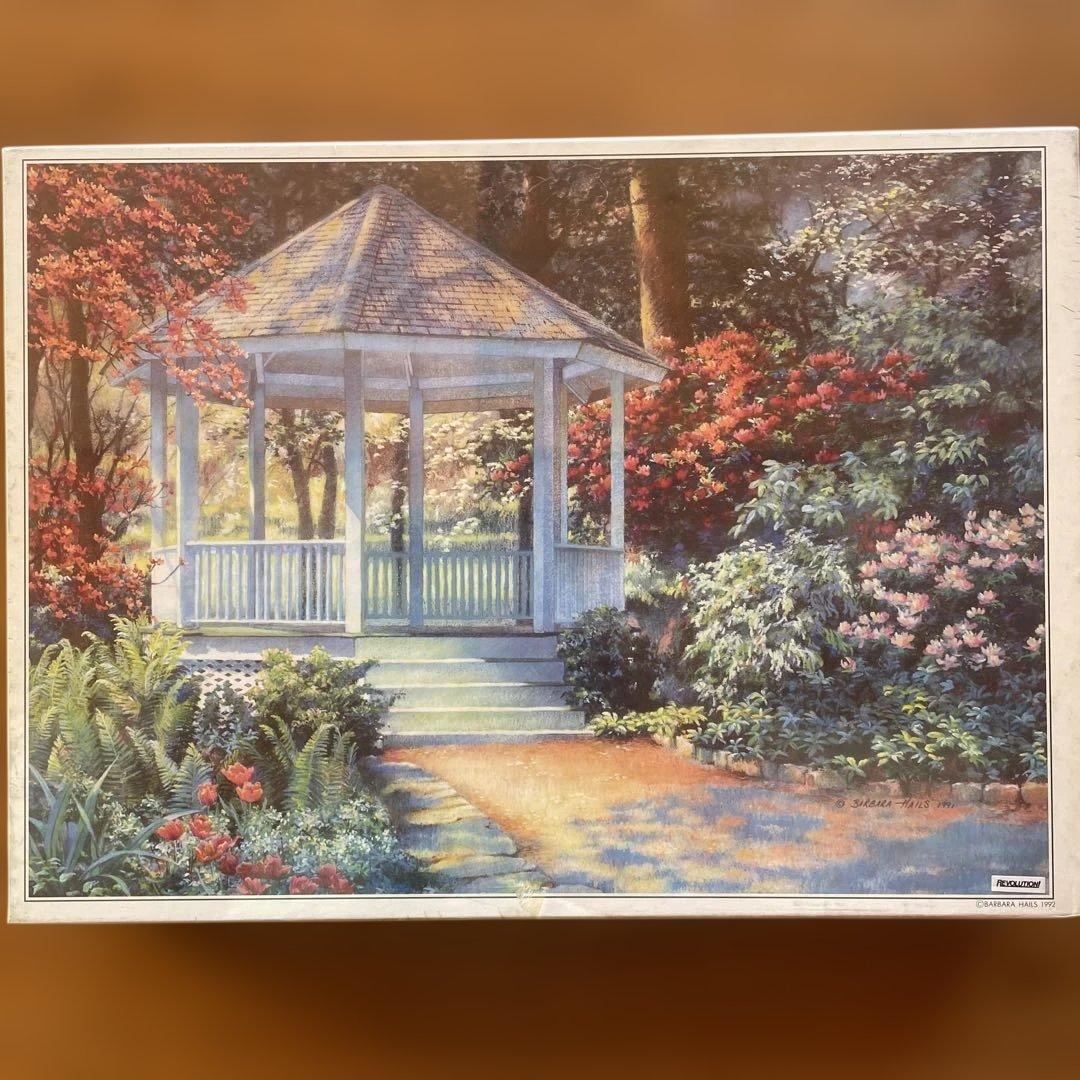ジグソーパズル　バーバラ・ヘイルズ　ウッドランド・ガゼボ　750P 未開封