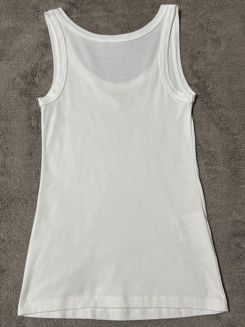 美品✨ PRADA リブニット タンクトップ ロゴ ジャージ