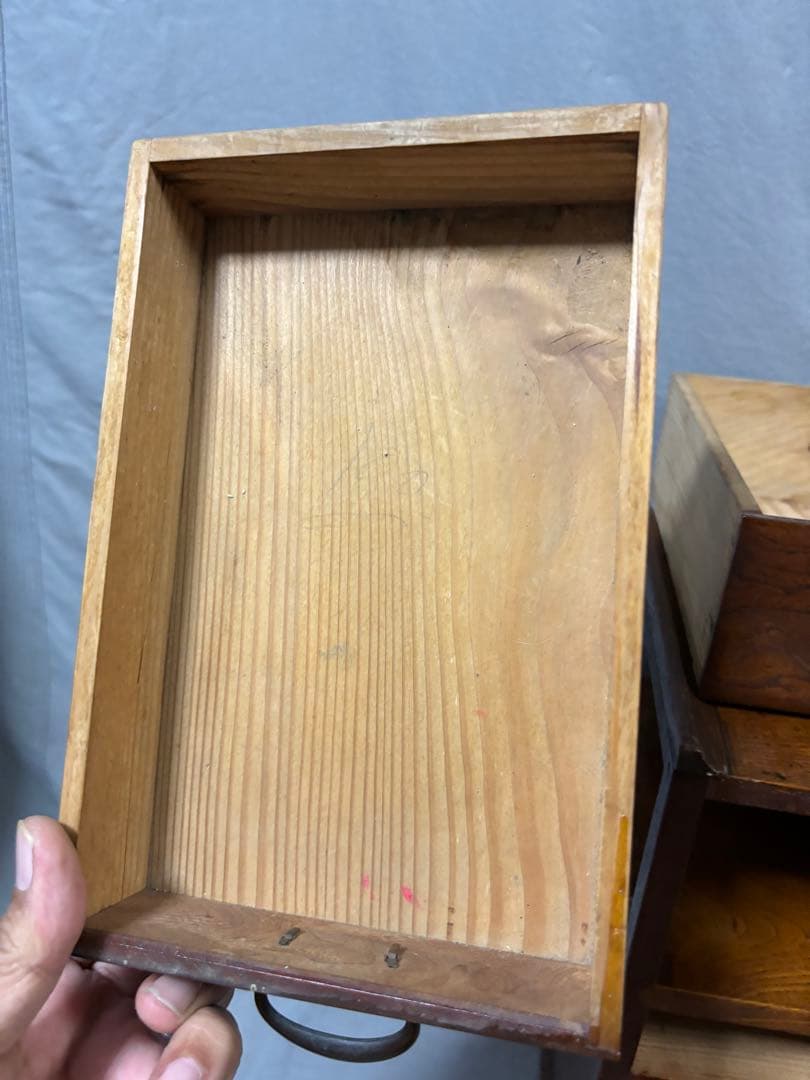 時代小箪笥 欅材 天然木 アンティーク家具 ビンテージ 木製箪笥