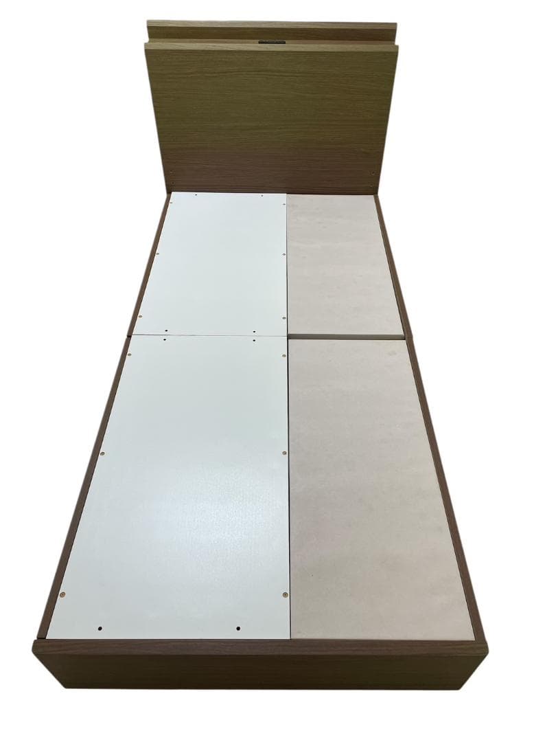 大阪京都限定 美品 ニトリ 収納付き シングルベッドフレーム