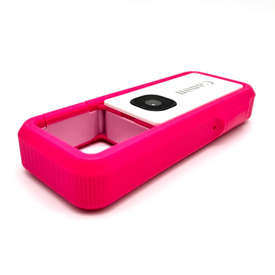 防水カメラ Canon iNSPIC REC FV-100 アソビカメラ　ピンク