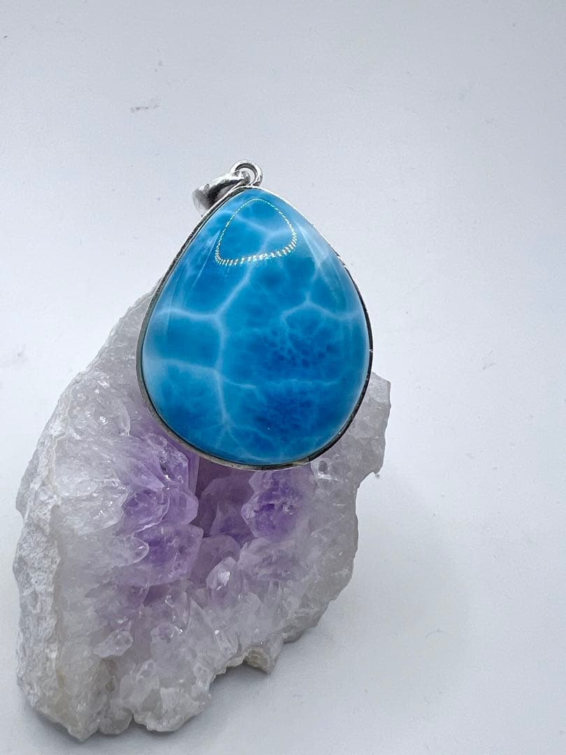 ラリマー シルバーアクセサリー ペンダントトップ