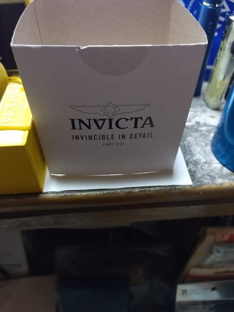 INVICTA メンズ 時計 ラバーベルト ブラウン