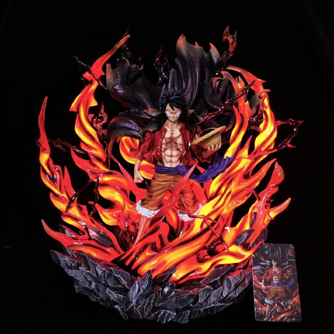 ワンピース 覇王色の覇気 新四皇 ルフィ ガレージキット フィギュア