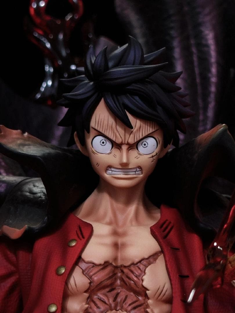 ワンピース 覇王色の覇気 新四皇 ルフィ ガレージキット フィギュア