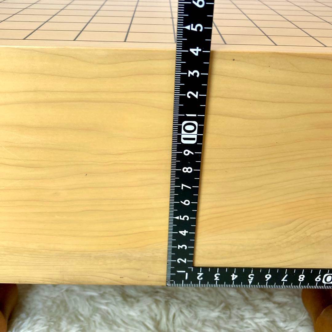 【良品✨】碁盤 脚付 30号 19路盤 碁笥・碁石付き