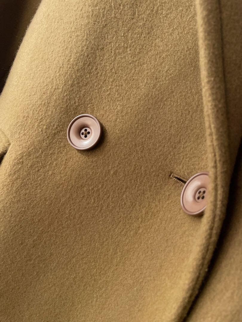 極美品✨ビューティ＆ユース　L マンテコウール　ダブルロングコート　キャメル