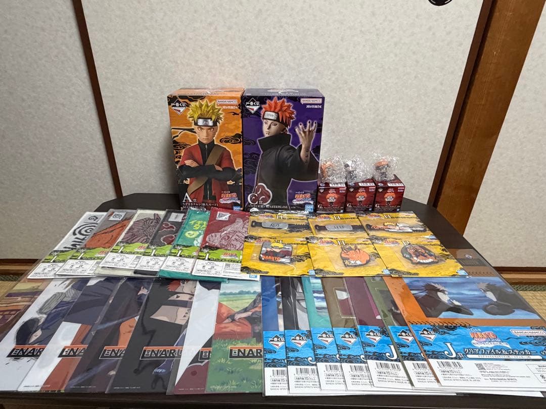 NARUTO一番くじA賞C賞G賞3種 下位賞コンプセット