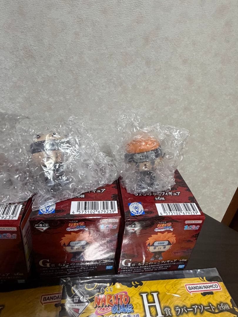 NARUTO一番くじA賞C賞G賞3種 下位賞コンプセット