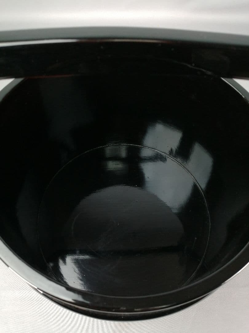 【茶道具】真塗手桶水指　水指397