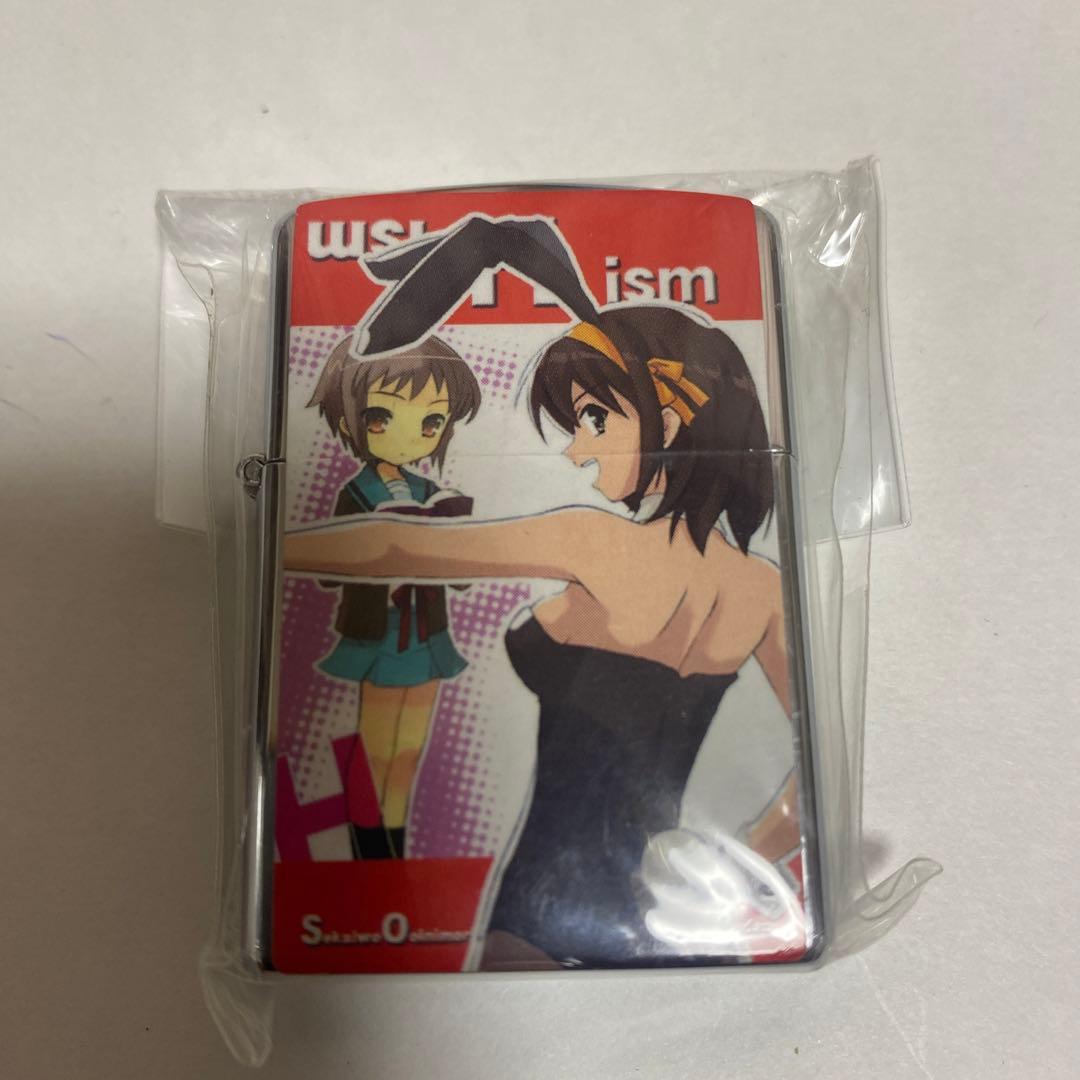 ハルヒ　涼宮ハルヒ　バニー　美少女　オイルライター　zippo 風　HY12