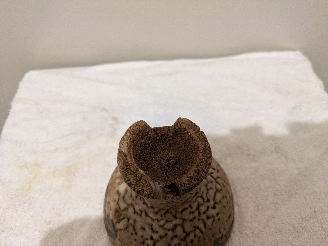 江戸時代　古唐津　馬上盃　絵唐津　割高台　時代箱　骨董品　時代物　唐津焼