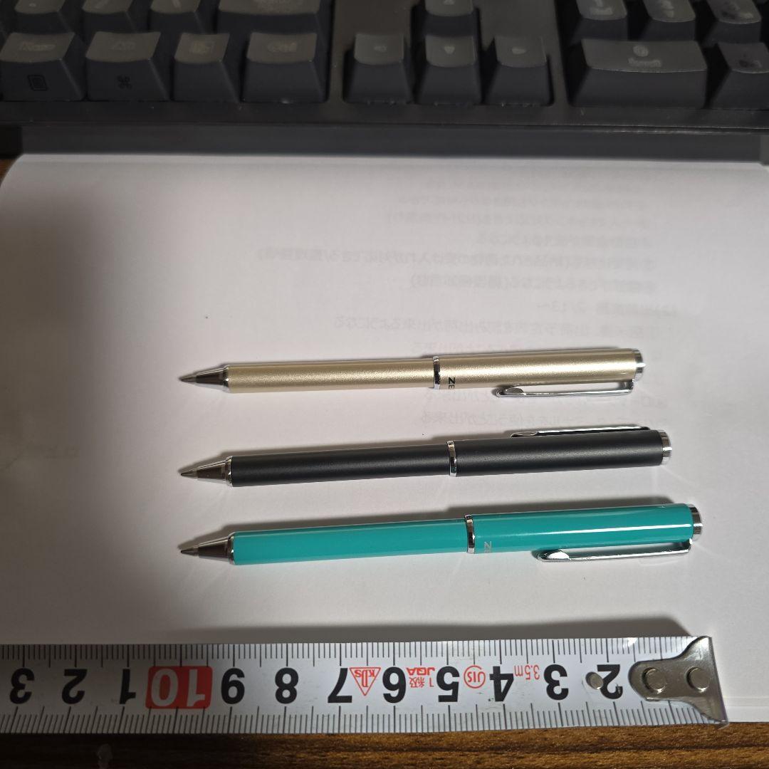 ZEBRA 3本セット ターコイズ 、ブラック、ゴールド