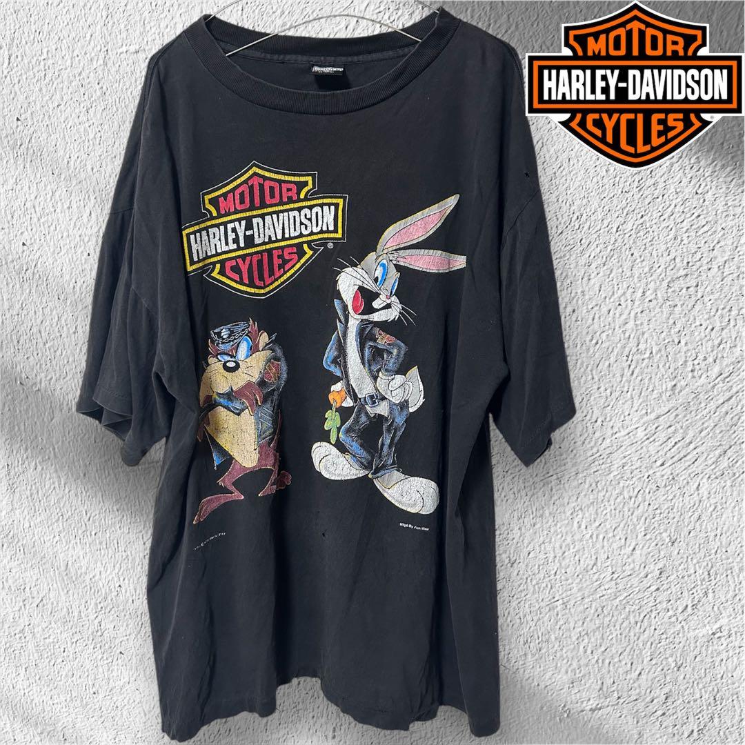 Xmasセール★☆90sUSA製HarleyDavidsonルーニーテューンズ