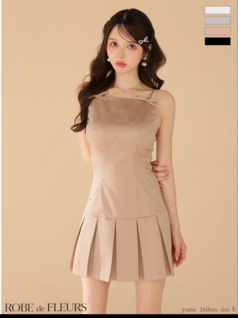 【ROBE de FLEURS/ローブドフルール】ミニドレス/ キャバドレス