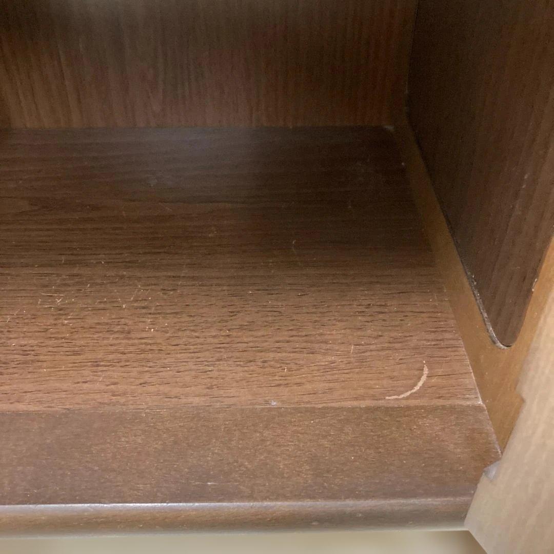 【カリモク】サイドボード　キャビネット　電話台　FAX台　スリッパ