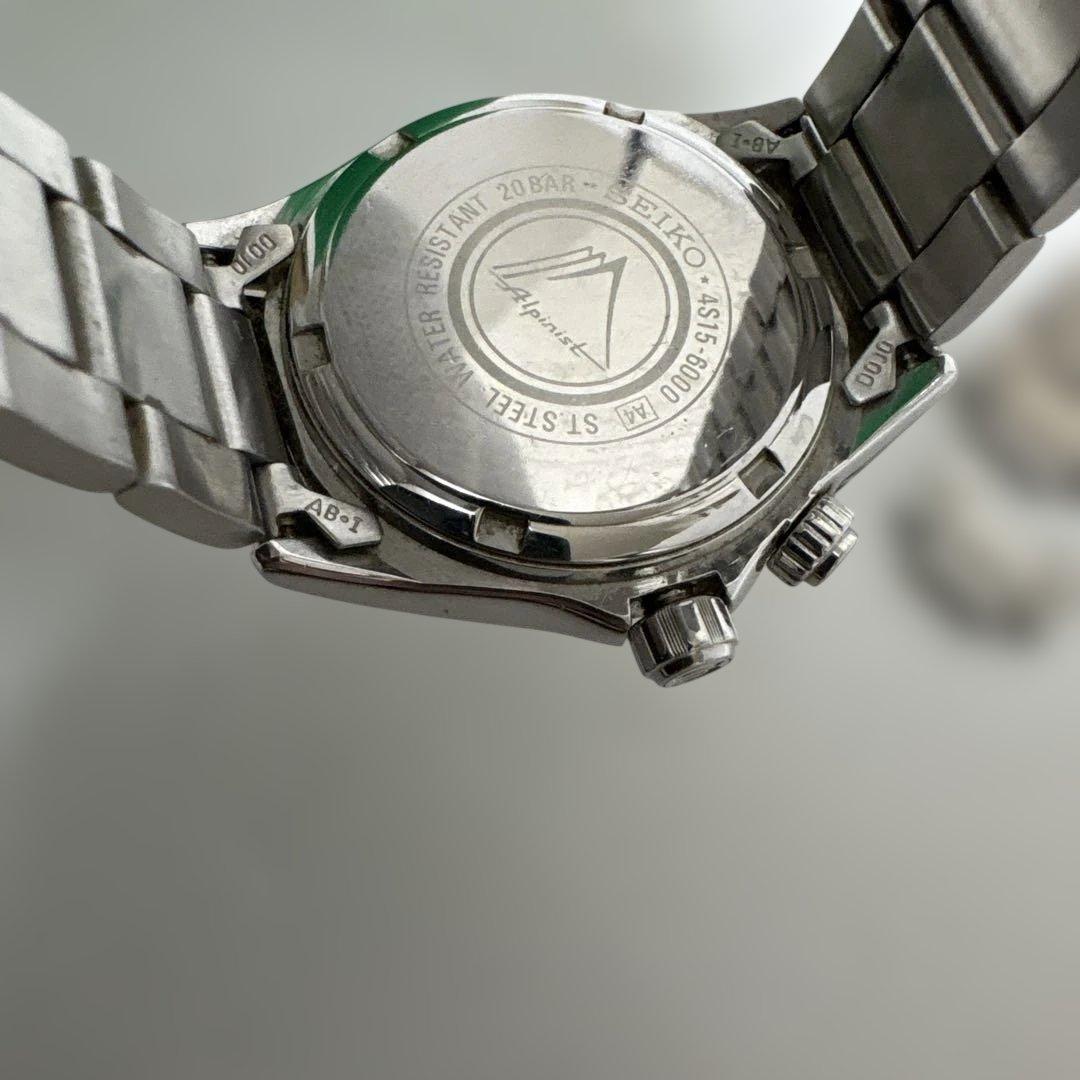 【希少品】SEIKO セイコーアルピニスト 4S15 SCVF 白文字盤 廃盤