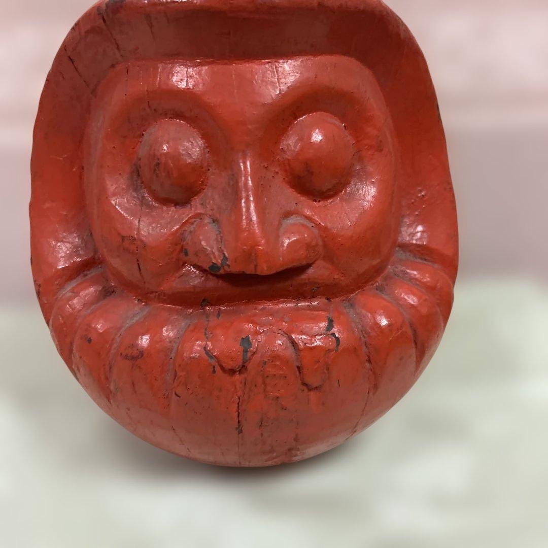 レア物、美品、貴重、アンティーク、高崎達磨、張子の木型。