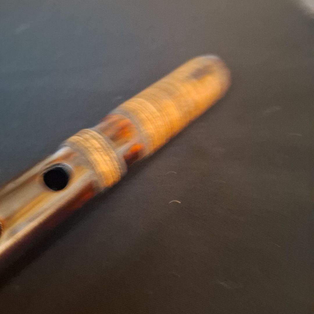 篠笛　古典調　7穴　五本調子　燻風仕上げ　超鐵仕様