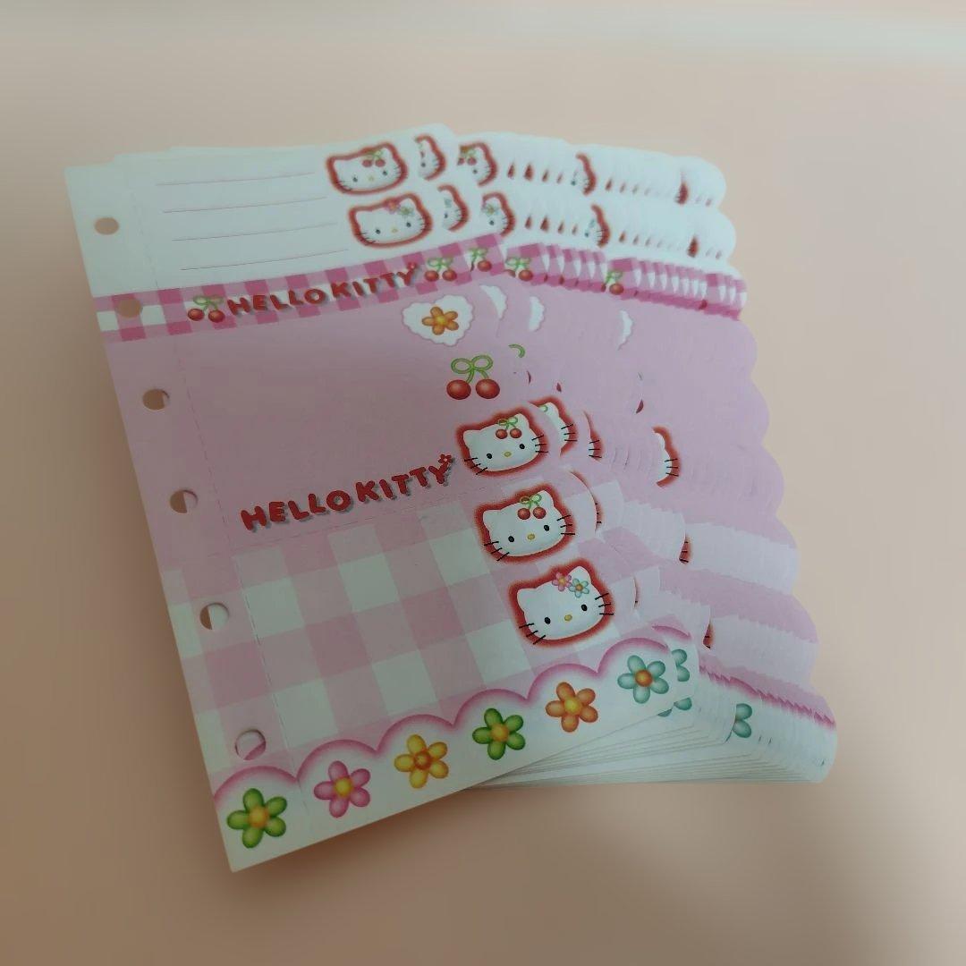 ハローキティ　６穴手帳　さくらんぼ　サンリオ　 レフィル　１９９８年