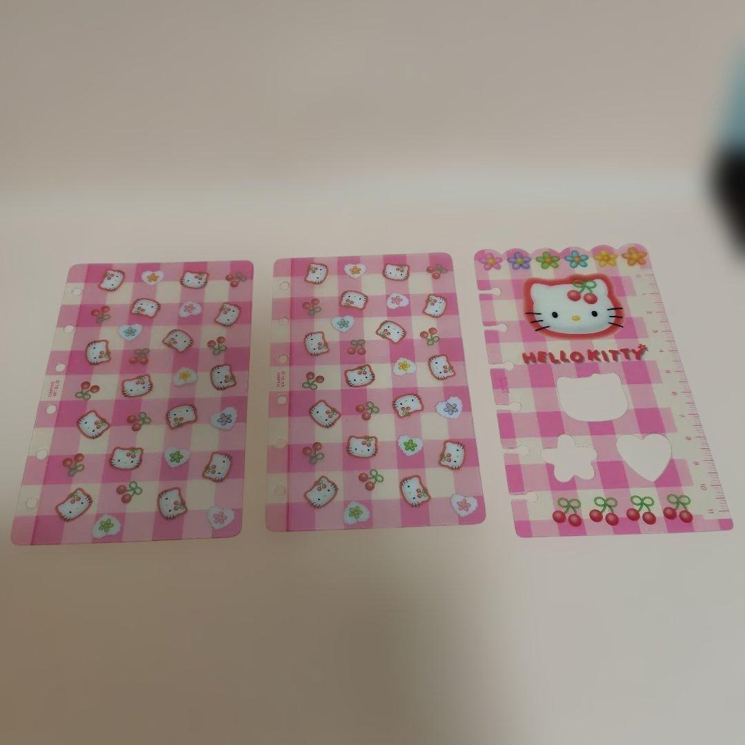 ハローキティ　６穴手帳　さくらんぼ　サンリオ　 レフィル　１９９８年