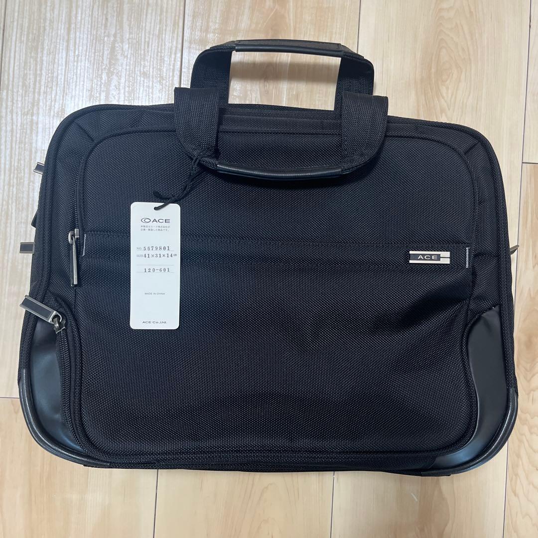 ACE ビジネスバッグ 黒 ナイロン製 2way