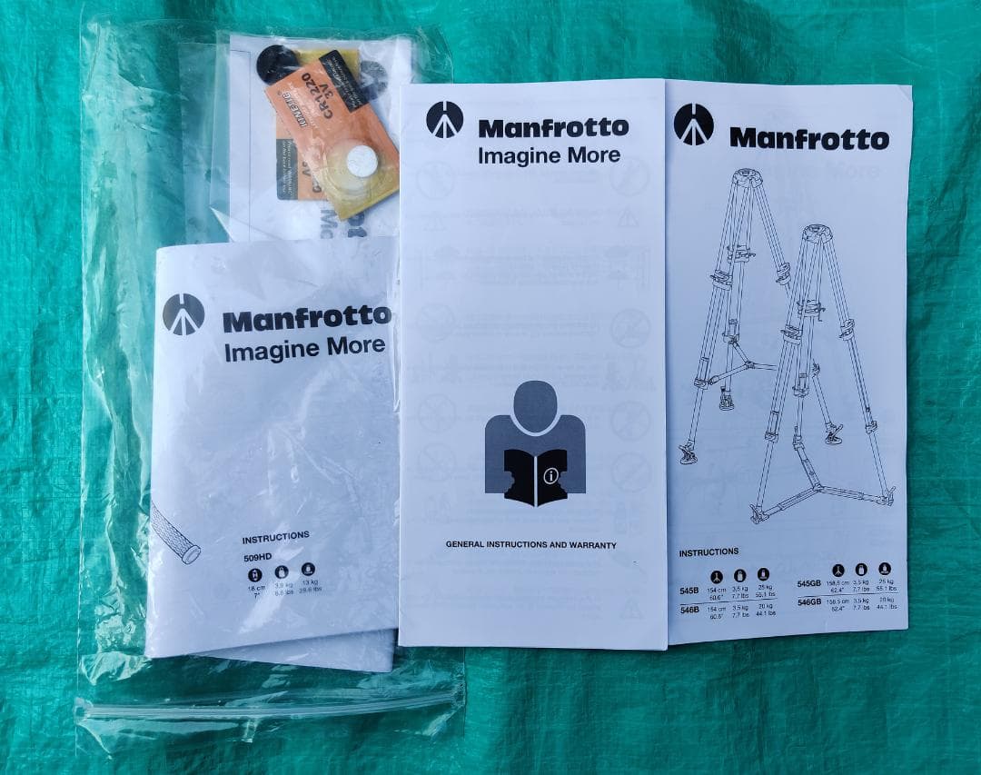 マンフロット ビデオキット ツインMSタイプ 509HD-545BK