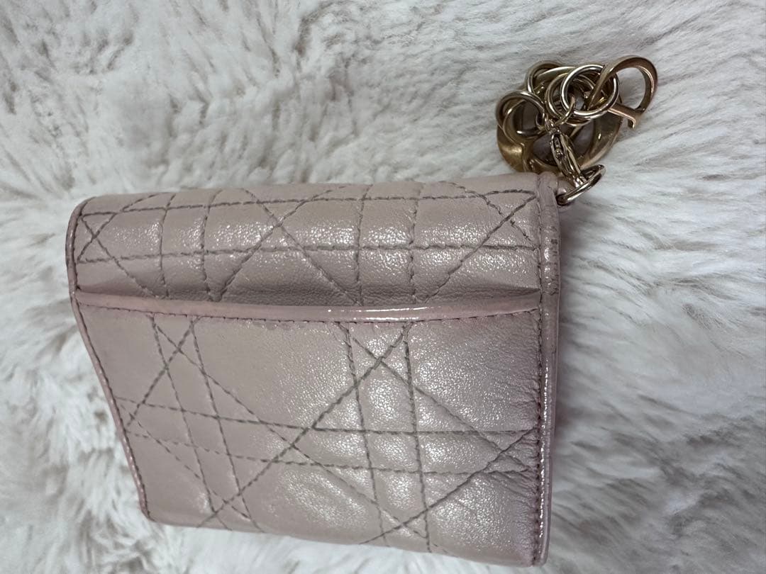 Christian Dior 三つ折り財布 ピンク