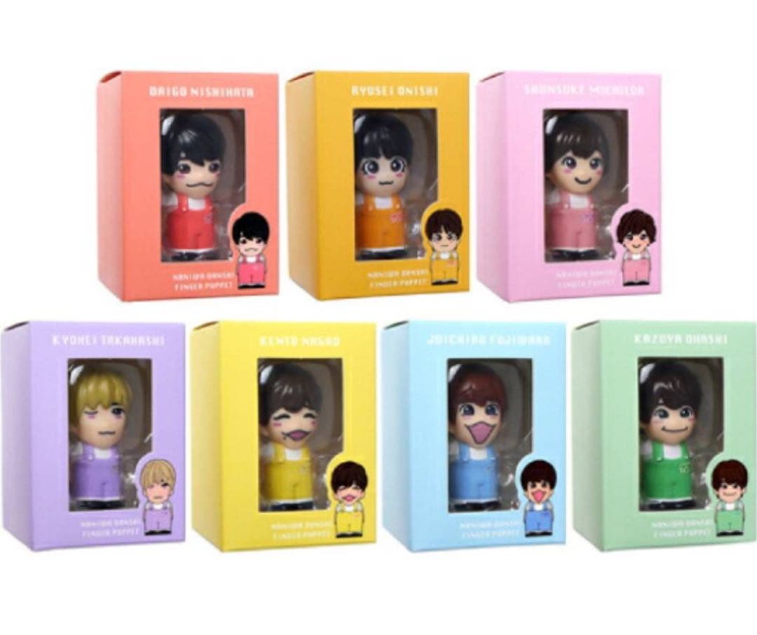 なにわ男子　指人形7体　スタートエンターテイメント