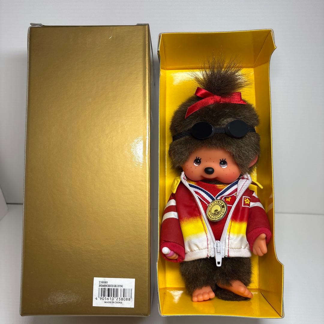 新品 2008年発売 金メダル 水泳 モンチッチ 2524