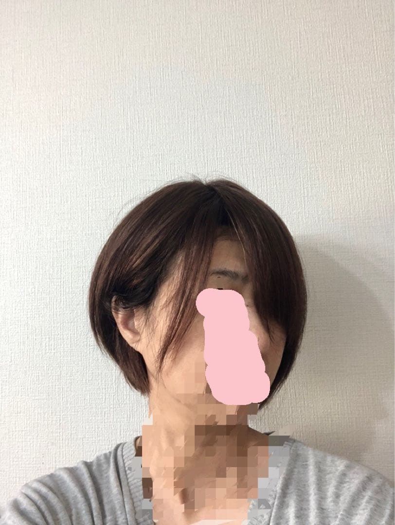 人毛ショートウィッグ Sサイズ　訳あり