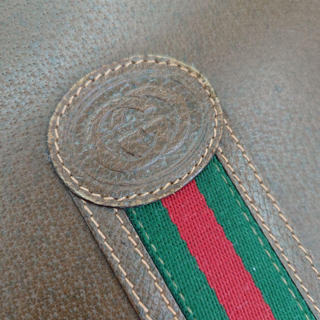 オールドグッチ　GUCCI　ヴィンテージ　アタッシュケース　シェリー
