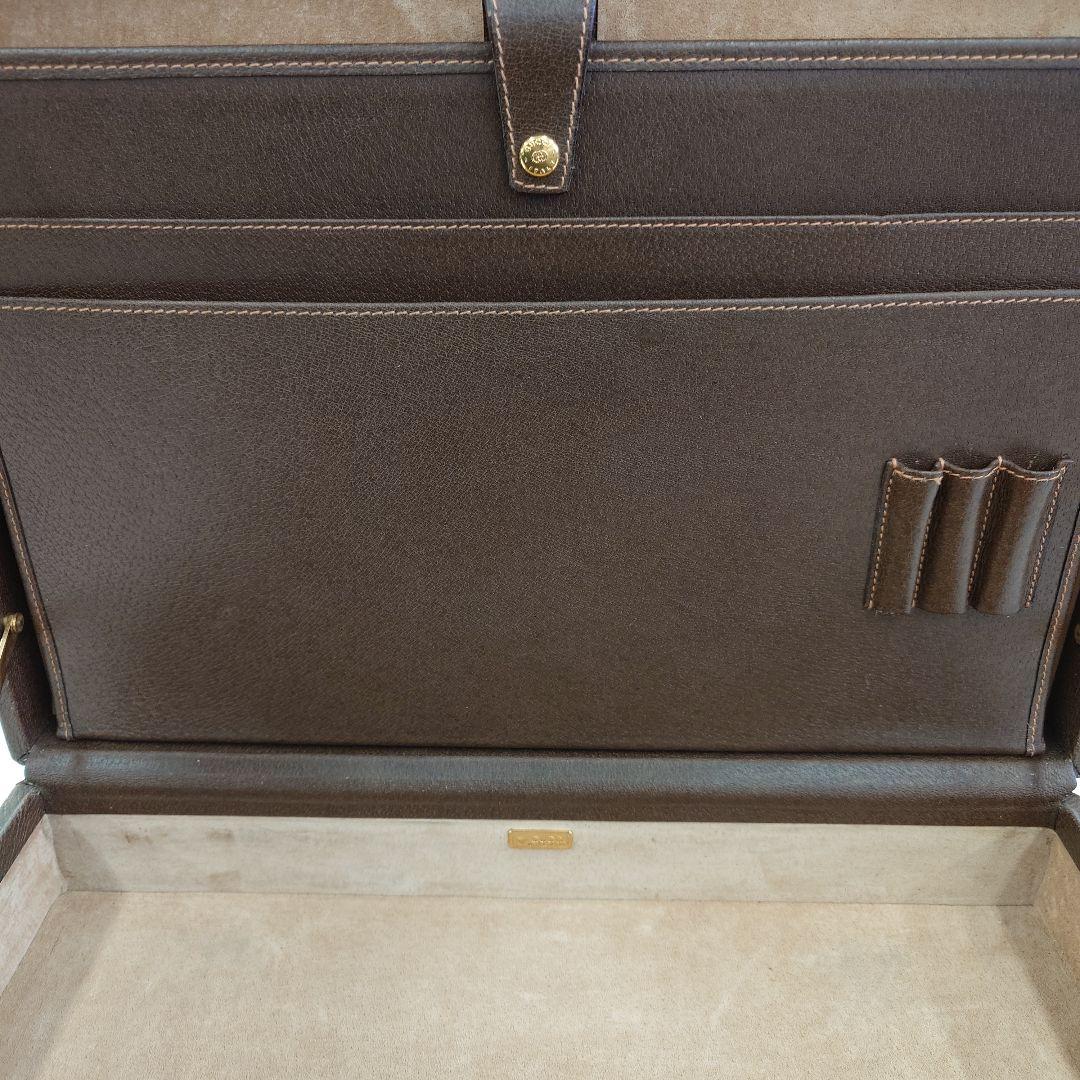 オールドグッチ　GUCCI　ヴィンテージ　アタッシュケース　シェリー