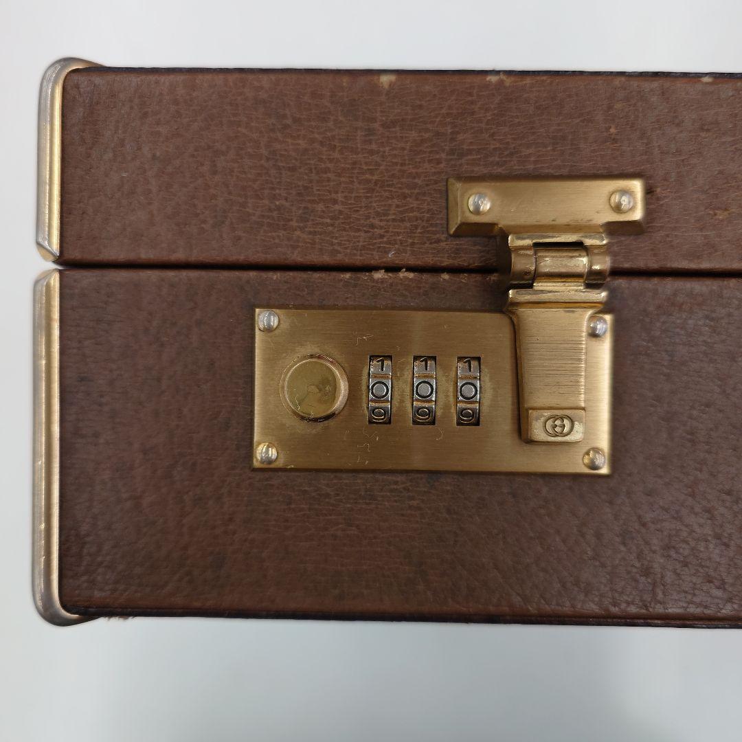オールドグッチ　GUCCI　ヴィンテージ　アタッシュケース　シェリー