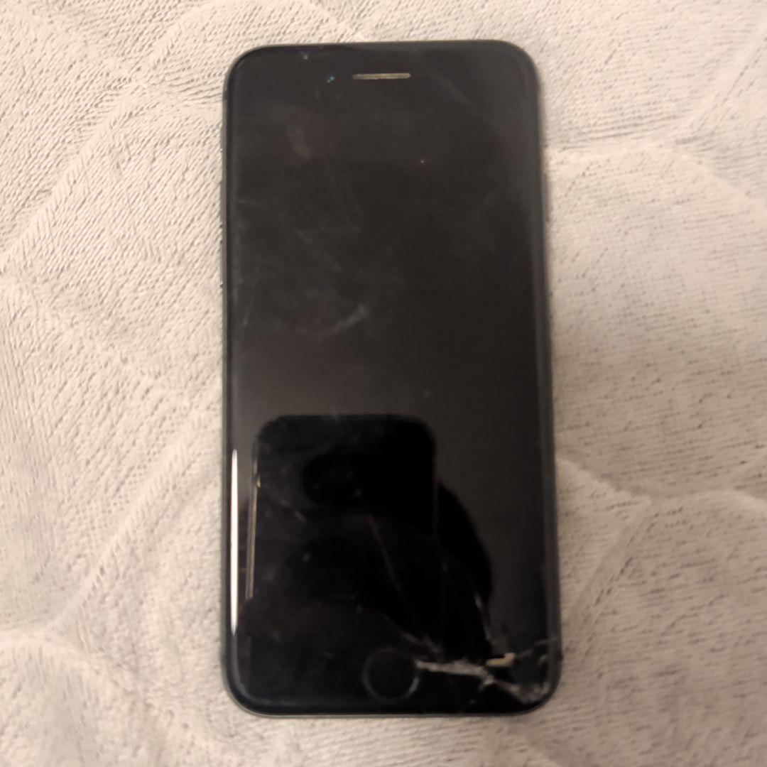【ジャンク品】iPhone 8 64GB ブラック 画面割れ 動作確認済み