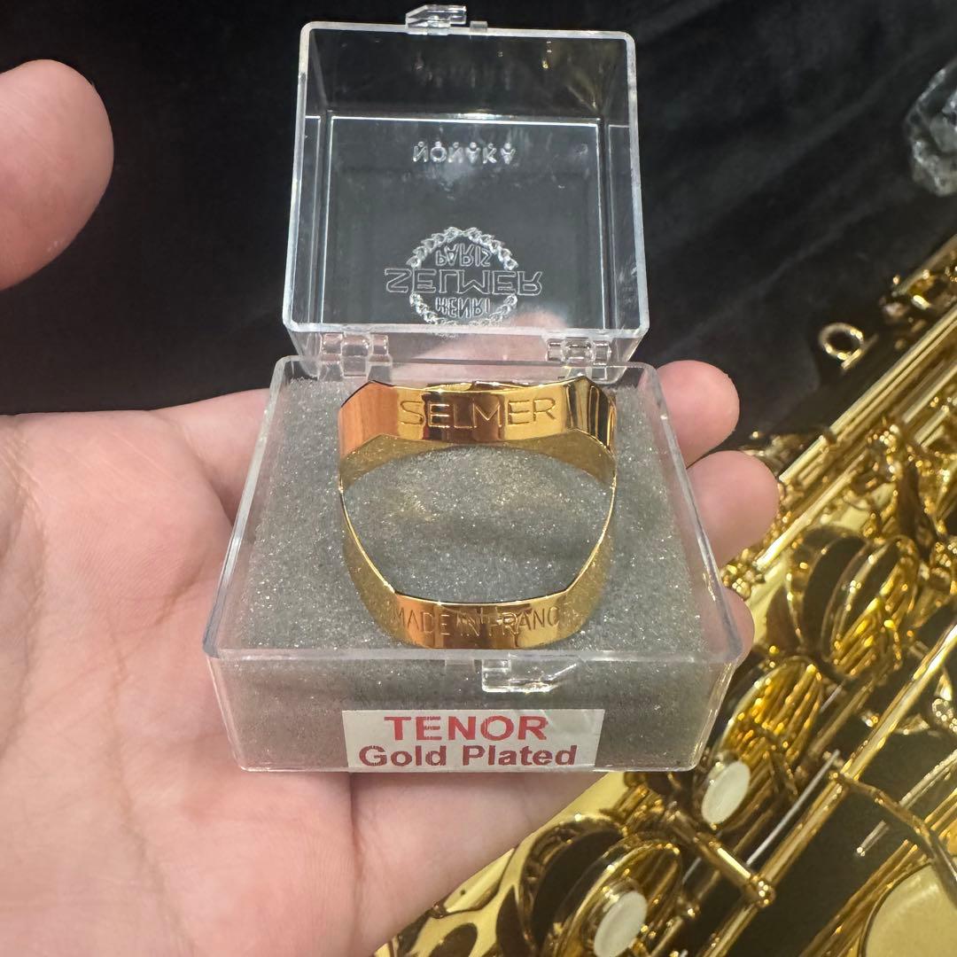 セルマー　リガチャー　テナーサックス　ゴールドプレート