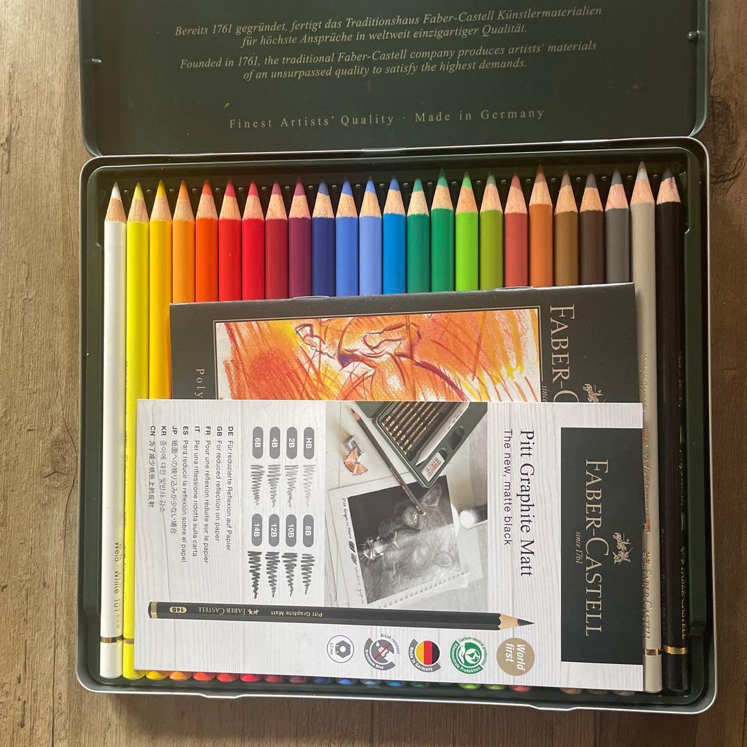 新品未使用　FABER CASTELL ポリクロモス色鉛筆24色