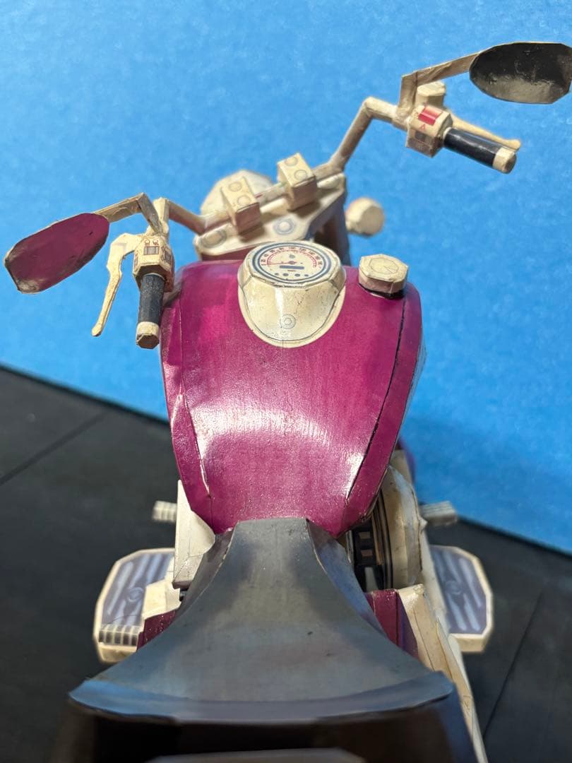 【精密 ペーパークラフト 完成品】ドラッグスター1100 全長約36㎝