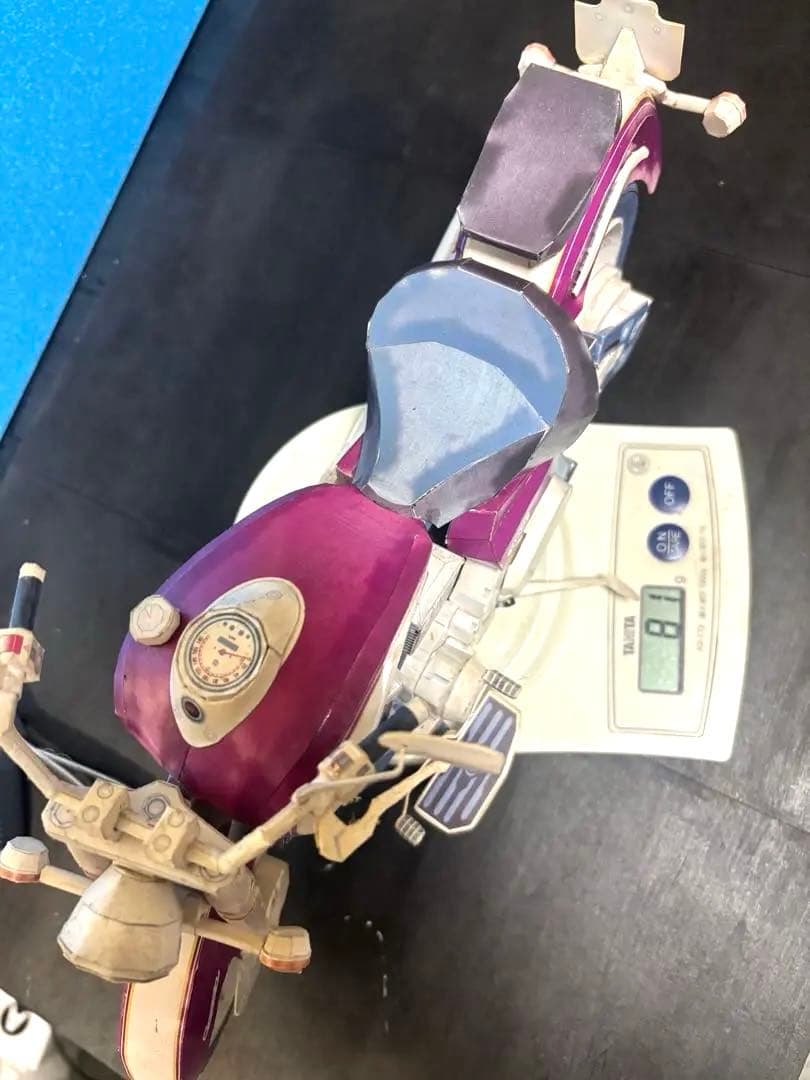 【精密 ペーパークラフト 完成品】ドラッグスター1100 全長約36㎝