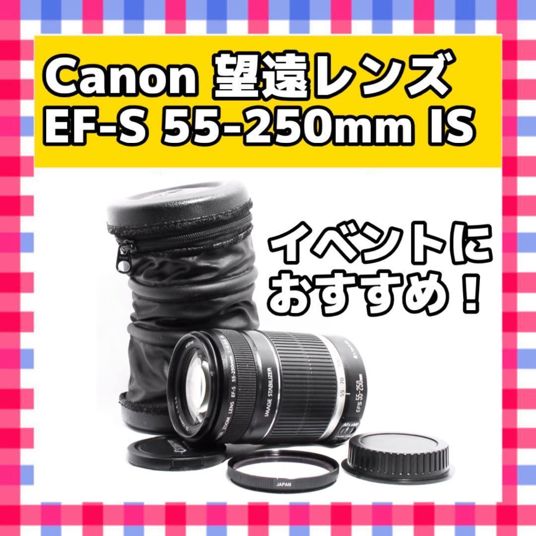 Canon EF-S 55-250mm F4-5.6 IS❤️手振れ補正❤️望遠