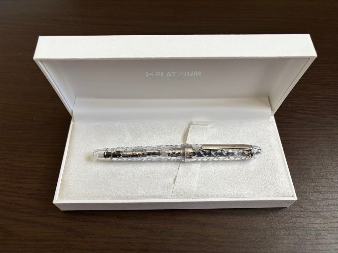【希少中古美品】プラチナ万年筆 富士旬景 六花 SM