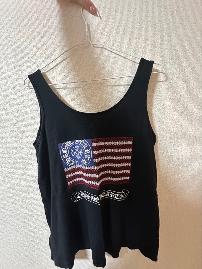レア　クロムハーツUSA LOGOタンクトップ レディース