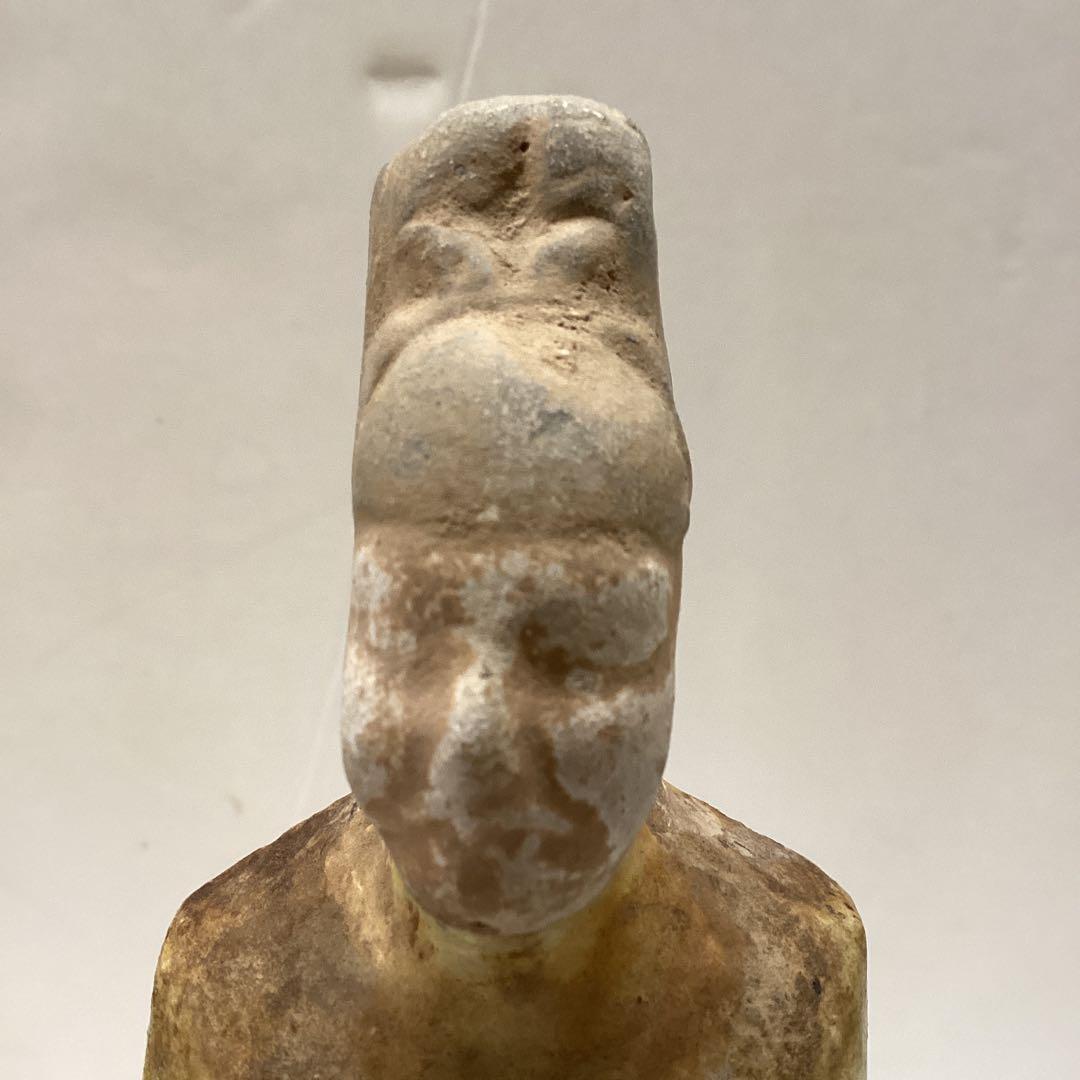 古代中国加彩佣(遼時代の兵士の像です)