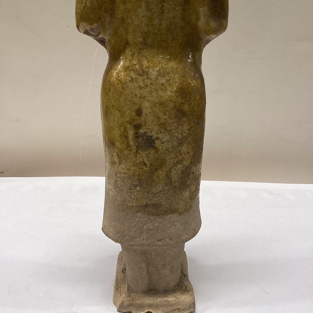 古代中国加彩佣(遼時代の兵士の像です)