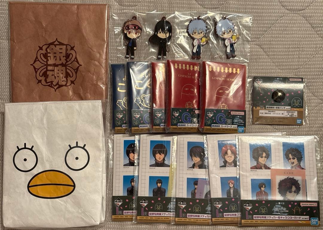 一番くじ 銀魂 3年Z組銀八先生 フィギュア4点＋おまけ17点