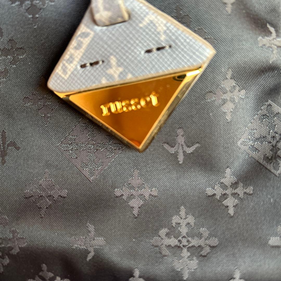 ラシット russet ショルダーバッグ 2way バイカラー　総柄　美品