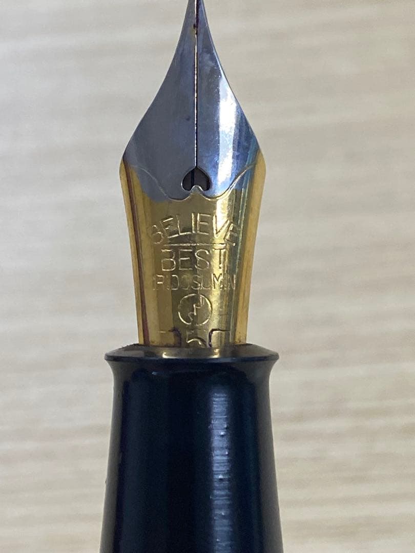 ヴィンテージ BELIEVE BEST IRIDOSUMIN刻印 万年筆