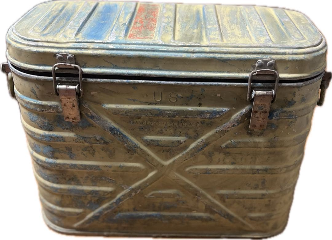 希少 US軍 実物 1959年製 Mermite アルミ製 フードコンテナ